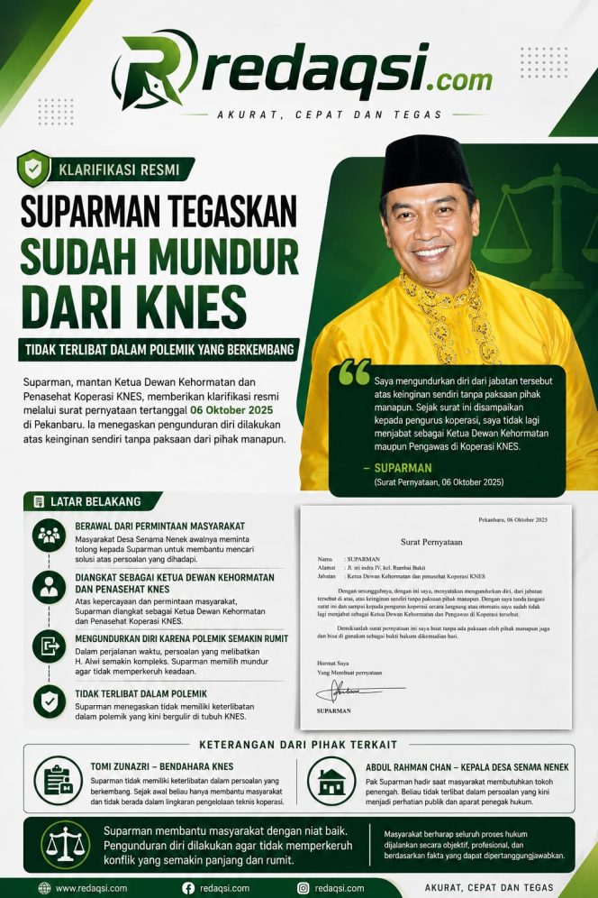 
					Suparman Buka Suara: Sudah Mundur dari KNES Sebelum Polemik Memanas