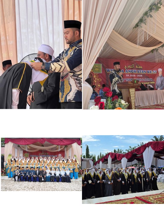 
					*Wisuda Angkatan ke-57 PP Darussalam Saran Kabun: Lahirkan Generasi Qur’ani Berwawasan Global*