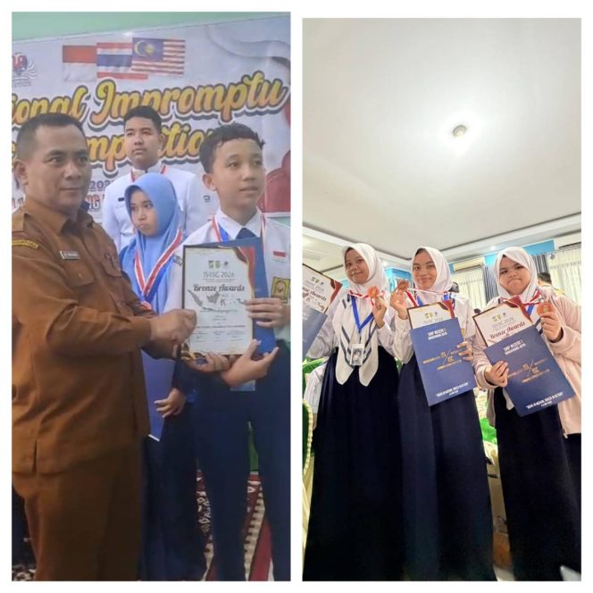 
					Helmi Apresiasi Prestasi Internasional Siswa SMPN 2 Bangkinang Kota: Bukti Pelajar Kampar Mampu Bersaing Global